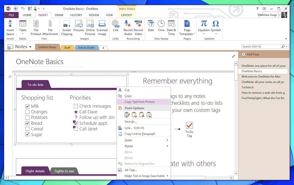 onenote for mac picture